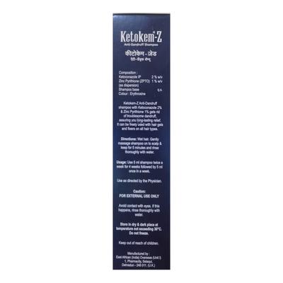 KETOKEM Z Shampoo 110ml - Fungal Infections-Taa