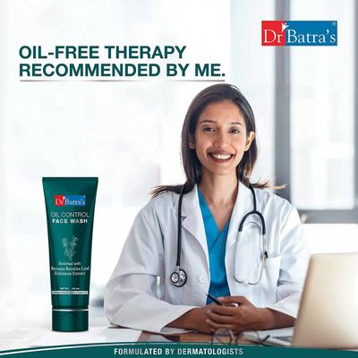 Dr Batra's Oil Control Face Wash - Barosma Betulina & Echinacea Extract (Pack of 2 x 100 gm) - Face Washes