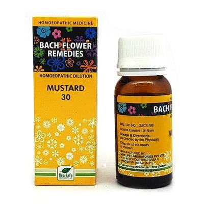 New Life Bach Flower Mustard 30 Liquid 30 ml - Dilutions