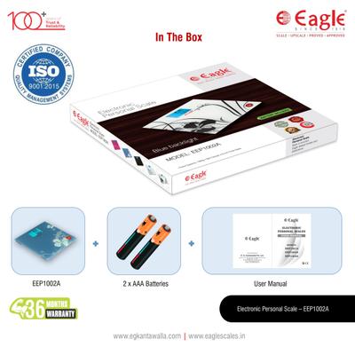Eagle Digital Weighing Scale Slim Design (EEP-1002A) - Blue - Health Monitoring Devices