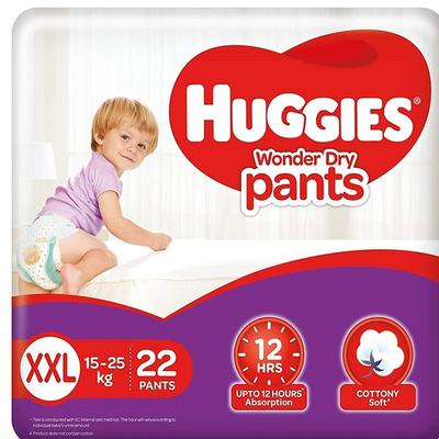 Huggies Wonder Pants Diapers (XXL) 22's - Diapers & Wipes