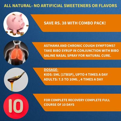 Bibo Cough Syrup 100 ml - Cough & Cold (Ayush)
