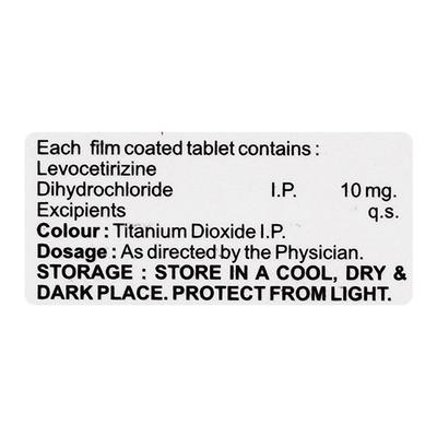 LVCYS 10 Tablet 10's - Allergies-Ant