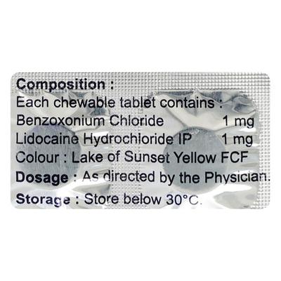 Lidocam Sugar Free Tablet 10'S - Oral Care - P-Mou