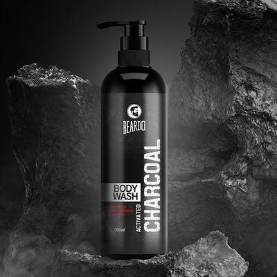 Beardo Body Wash - Activated Charcoal 200 ml - Shower Gels & Body Wash