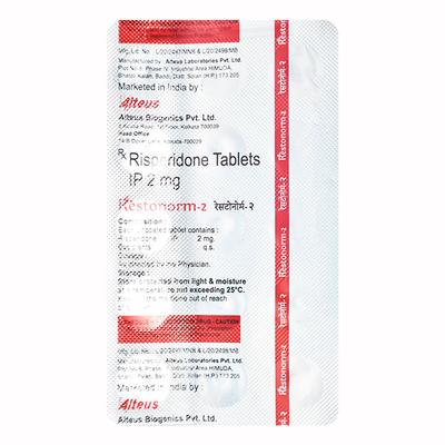 RESTONORM 2 Tablet 15's - Schizophrenia-Aps