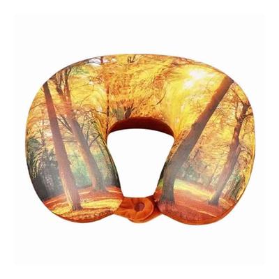 VIAGGI Memory Foam Neck Pillow - Yellow Forest - Others Ortho Supports