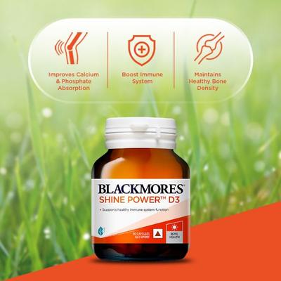 Blackmores Shine Power D3 Capsule 90's - Calcium And Minerals