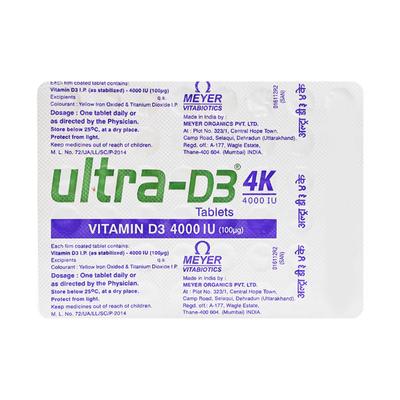 Ultra D3 4K Tablet 48's - Supplements-Vam