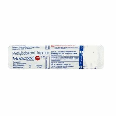 Movacobal 2500mcg Injection 2ml - Supplements-Vbc