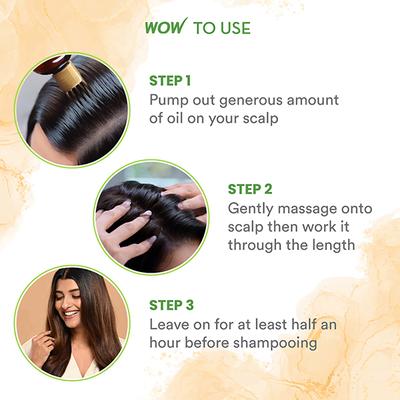 WOW Skin Science Rosemary with Biotin Hair Growth Oil 200 ml - Hair Oils