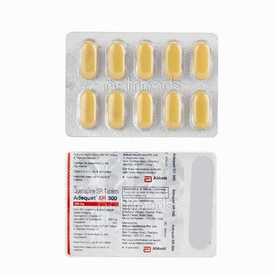 Adequet SR 300mg Tablet 10'S - Schizophrenia-Aps