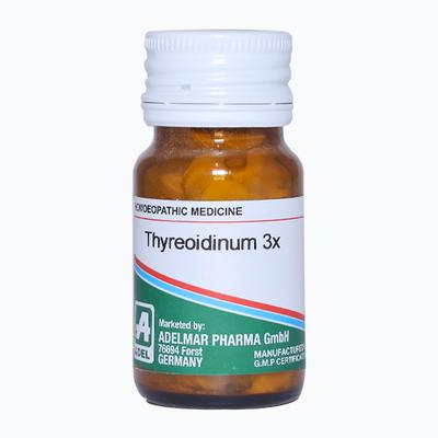 Adel Thyreoidinum. 3X (4 grain) Tablet 20 gm - Triturations (Homeo Tablets)