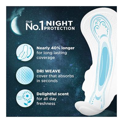 Whisper Ultra Nights Sanitary Pads (XXL+) 6's - Sanitary Napkins