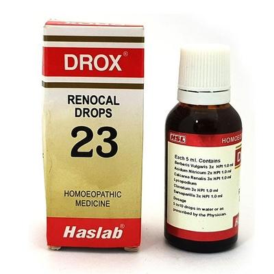 Haslab Drox 23 Renocal Drops 30 ml - Homeopathic Drops