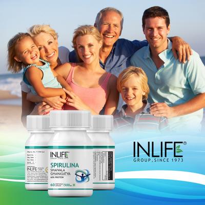 INLIFE Spirulina Capsules 60's - Vital Health