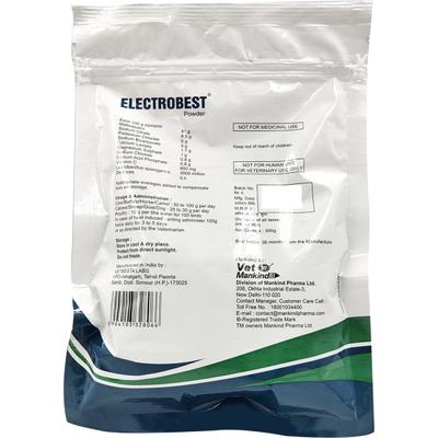 Vet Mankind Electrobest Powder - Orange 300 gm - Feed Supplement