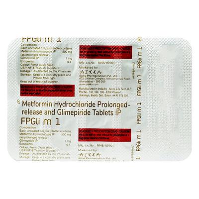 FPGLI M 1 Tablet 10's - Diabetes-Ant