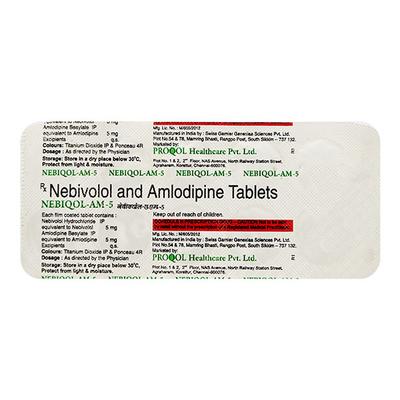 Nebiqol AM Tablet 10'S - Hypertension-Bet