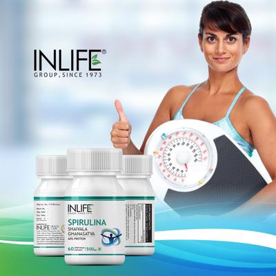 INLIFE Spirulina Capsules 60's - Vital Health