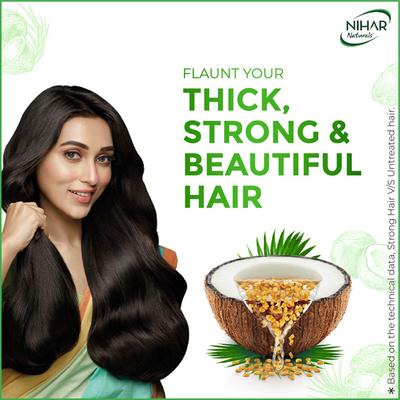 Nihar Naturals Coconut Hair Oil - Jasmine 200 ml - Hair Oils