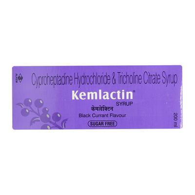 KEMLACTIN BLACK CURRANT FLAVOUR Syrup 200ml - Allergies-Ant