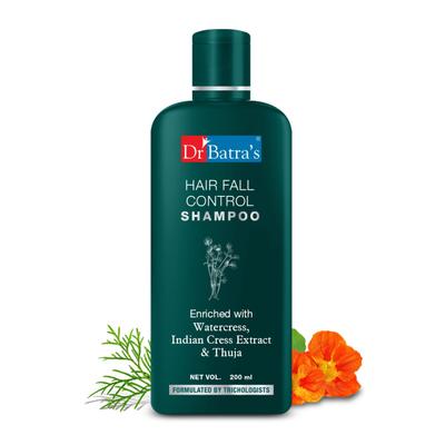 Dr Batra's Hair Fall Control Shampoo 200 ml + Hair Fall Control Serum 125 ml - Hair Treatment