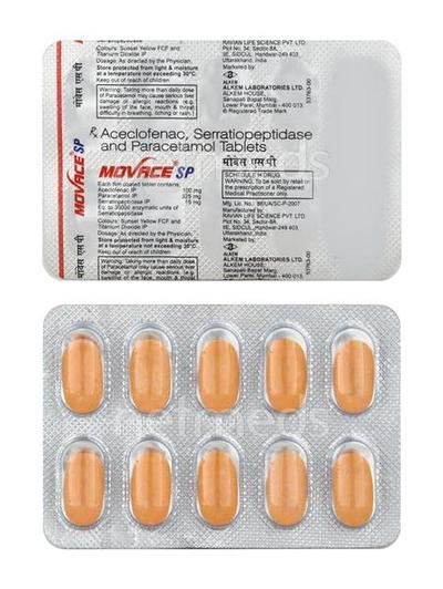 Movace SP Tablet 10'S - Pain relief-Nsa