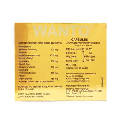 Wanto Capsule 10'S - Speciality Medicines