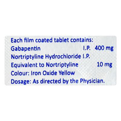 CYGABA NT Tablet 10's - Neuropathic Pain-Dru
