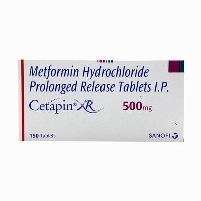 Cetapin XR 500mg Tablet 15'S - Diabetes-Ant