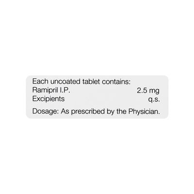 AB RAMPREL 2.5mg Tablet 10's - Hypertension-ACE