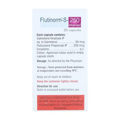 FLUTINORM S 250 Inhalation Capsule 30's - Asthma/COPD-Ast