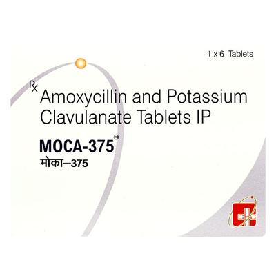 MOCA 375 Tablet 6's - Bacterial Infections-Pen