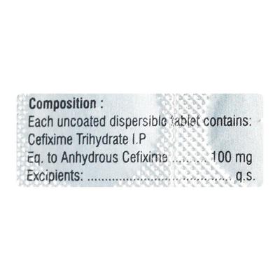 OROCEF DT 100 Tablet 10's - Bacterial Infections-Cep