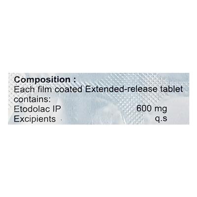 EDOSA ER 600 Tablet 10's - Pain relief-Nsa