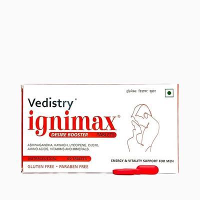 Vedistry Ignimax Desire Booster Tablet 60's - Pure Herbs