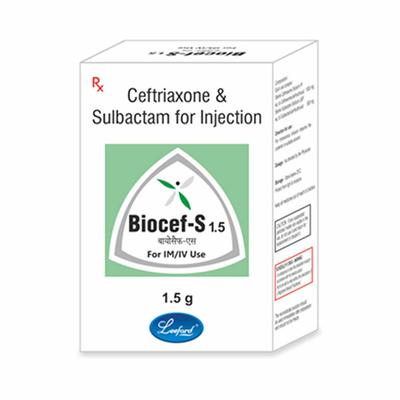 Biocef S 1.5gm Injection 1'S - Bacterial Infections-Cep