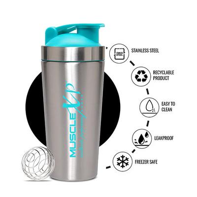 MuscleXP Classic XP Gym Shaker - Blue 750 ml - Gym Accessories