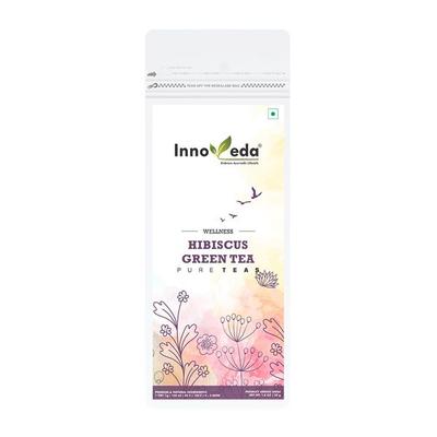 Innoveda Hibiscus Green Tea Whole tea leaves 50 gm - Teas
