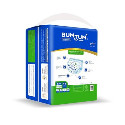 Bumtum Ultrasoft Baby Diaper Pants (S) 44's - Diapers & Wipes