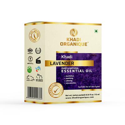 Khadi Organique Khadi Essential Oil - Lavender 15 ml - Personal Care (Ayush)