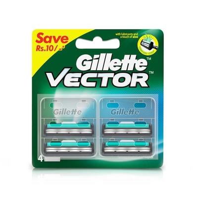 Gillette Vector Cartridges 4's - Shavers