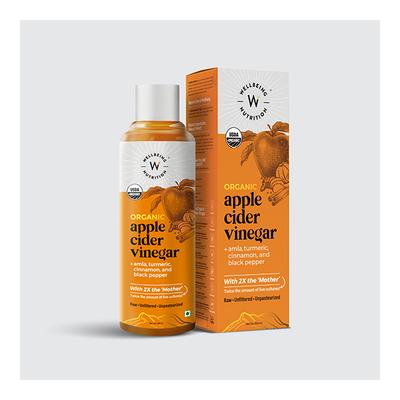 Wellbeing Nutrition Organic Apple Cider Vinegar - Flavoured 500 ml - Apple Cider Vinegar - Acv