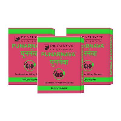 Dr. Vaidya's Punarnava Pills (Pack of 3 x 24's) - Speciality Medicines