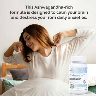 Curae Health Calmnezz Assists Sleep Tablets 60's - Mental Health