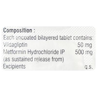 JUBIVILDA 50 M Tablet 15's - Diabetes-Ant