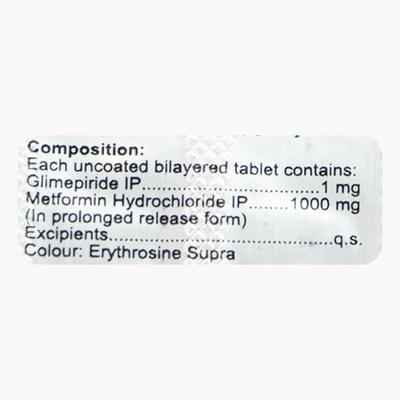 ENDOGLIM M1 500mg Tablet 10's - Diabetes-Ant