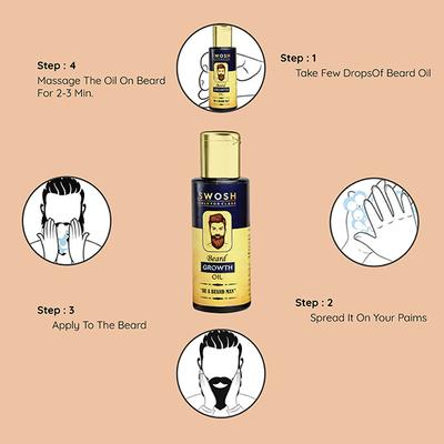 Swosh Beard Growth Oil 50 ml - Personal Care (Ayush)