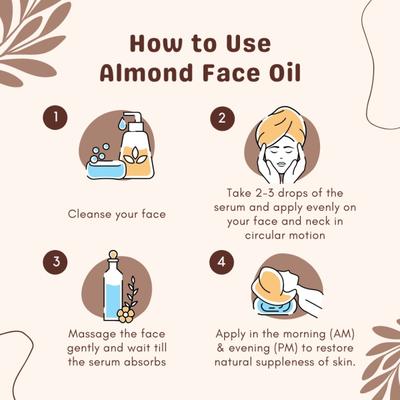 Essentia Extracts Face Oil - Almond 15 ml - Face Serum